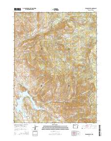 2014 Map of Emigrant Lake, 2014 Print