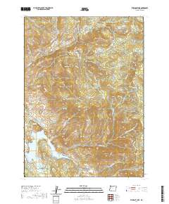 2020 Map of Emigrant Lake, 2020 Print