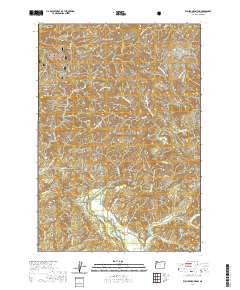 2020 Map of Euchre Mountain, 2020 Print