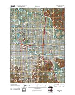 2011 Map of Eugene East, 2011 Print