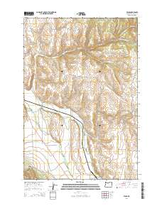 2014 Map of Evans, 2014 Print
