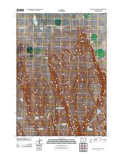 2011 Map of Fandango Canyon, 2011 Print