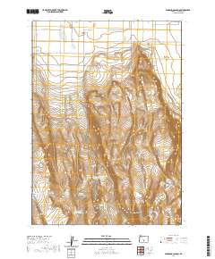 2020 Map of Fandango Canyon, 2020 Print