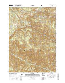 2014 Map of Farmers Butte, 2014 Print