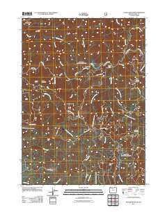 2011 Map of Father Mountain, 2011 Print