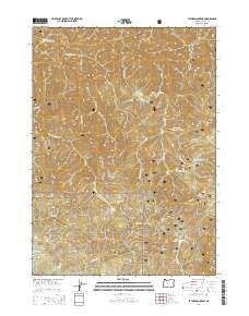 2014 Map of Father Mountain, 2014 Print