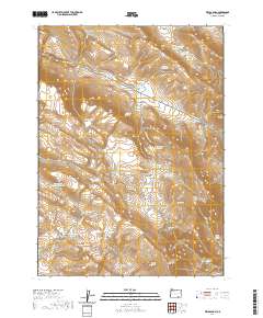 2020 Map of Fields Basin, 2020 Print