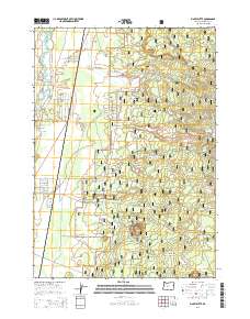 2014 Map of Finley Butte, 2014 Print
