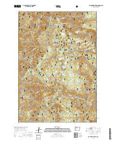 2020 Map of Fish Creek Mountain, 2020 Print