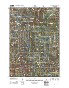 2011 Map of Five Hundred Flat, 2011 Print