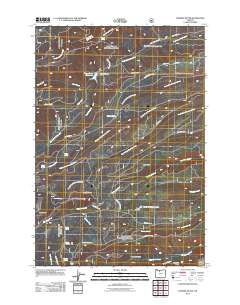 2011 Map of Fivemile Butte, 2011 Print