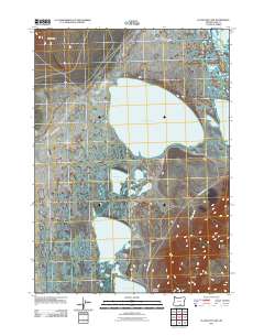 2011 Map of Flagstaff Lake, 2011 Print
