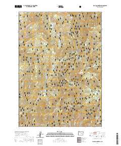 2020 Map of Flagtail Mountain, 2020 Print