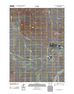 2011 Map of Flat Top Mountain, 2011 Print