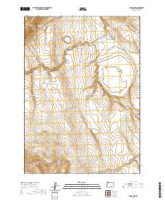 2020 Map of Flook Lake, 2020 Print