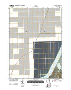 2011 Map of Floras Lake, 2011 Print