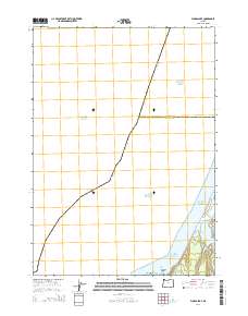 2014 Map of Floras Lake, 2014 Print