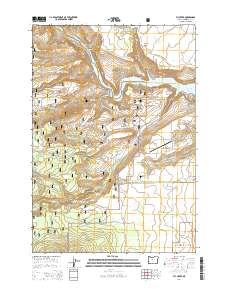 2014 Map of Fly Creek, 2014 Print