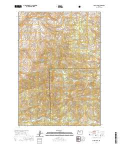 2020 Map of Foley Butte, 2020 Print
