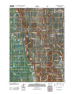 2011 Map of Fort Klamath, 2011 Print