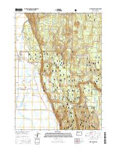 2014 Map of Fort Klamath, 2014 Print