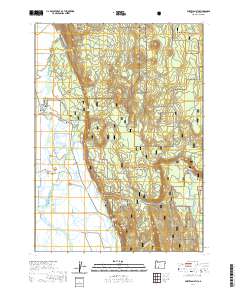 2020 Map of Fort Klamath, 2020 Print
