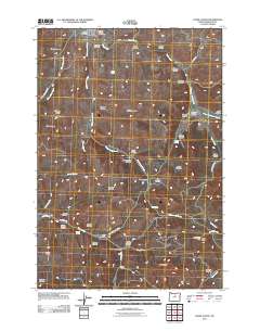 2011 Map of Fossil South, 2011 Print