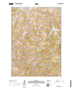 2020 Map of Fossil South, 2020 Print