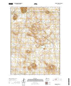 2020 Map of Frederick Butte, 2020 Print