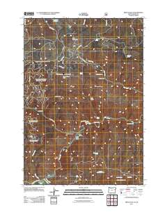 2011 Map of French Gulch, 2011 Print