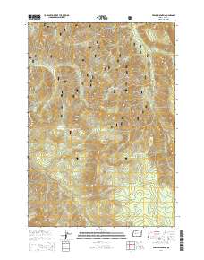 2014 Map of French Mountain, 2014 Print