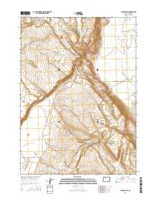 2014 Map of Frenchglen, 2014 Print