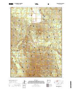 2020 Map of Fuego Mountain, 2020 Print