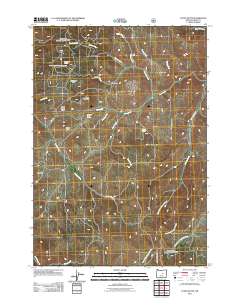 2011 Map of Funny Butte, 2011 Print