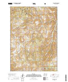 2020 Map of Funny Butte, 2020 Print