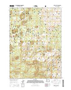 2014 Map of Fuzztail Butte, 2014 Print