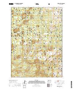 2020 Map of Fuzztail Butte, 2020 Print