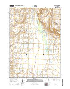 2014 Map of G I Ranch, 2014 Print