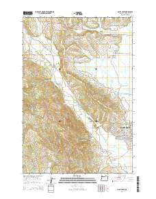 2014 Map of Gales Creek, 2014 Print