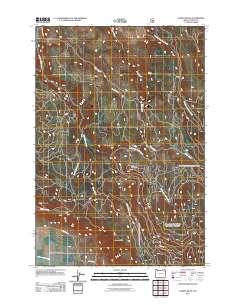 2011 Map of Gasset Bluff, 2011 Print