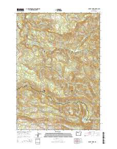 2014 Map of Gawley Creek, 2014 Print