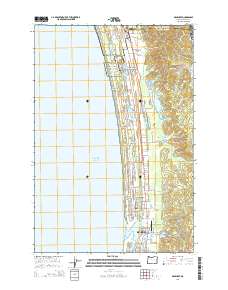 2014 Map of Gearhart, 2014 Print