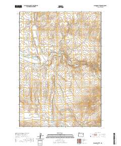 2020 Map of Glasgow Butte, 2020 Print