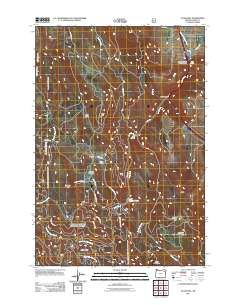 2011 Map of Glass Hill, 2011 Print