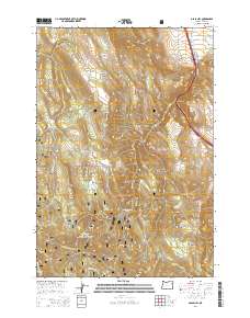 2014 Map of Glass Hill, 2014 Print