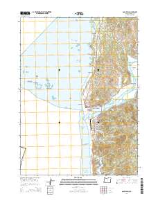 2014 Map of Gold Beach, 2014 Print