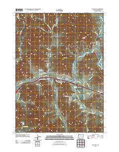 2011 Map of Gold Hill, 2011 Print