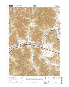 2014 Map of Gold Hill, 2014 Print