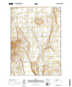 2020 Map of Goose Egg Butte, 2020 Print