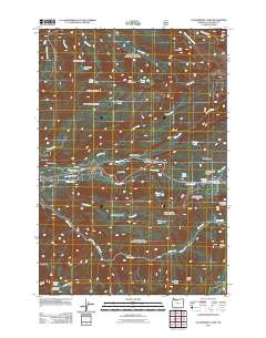 2011 Map of Government Camp, 2011 Print